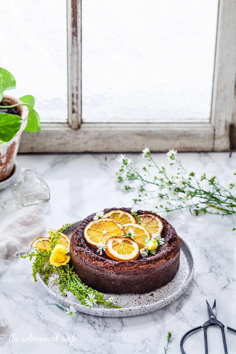 30 Cakes In 30 Days | 5. Orange & Almond Cake {Vegan, Gluten & Dairy Free} | The Whimsical Wife
